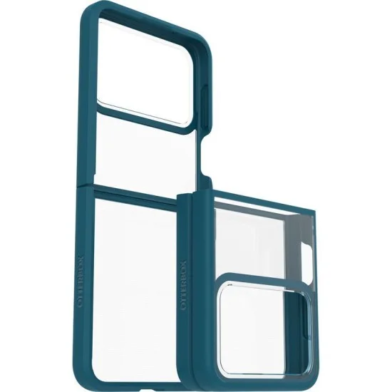 Cover Samsung Z Flip 4 Thin Flex Case Otterbox - Clear Blue
